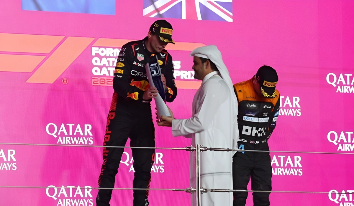 Sheikh Joaan Crowns Verstappen F1 Qatar Grand Prix Title